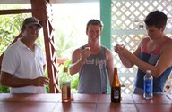 011013 1 Scott checking out the purity of the rum?