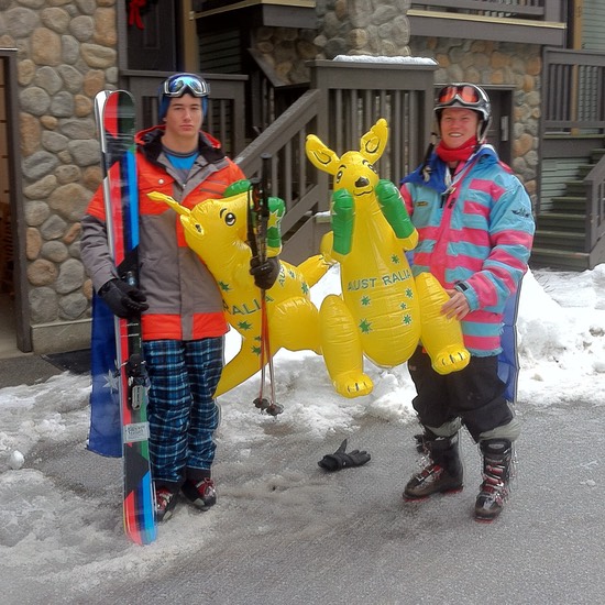 012613 3 Australia Day on the slopes of whistler with friends