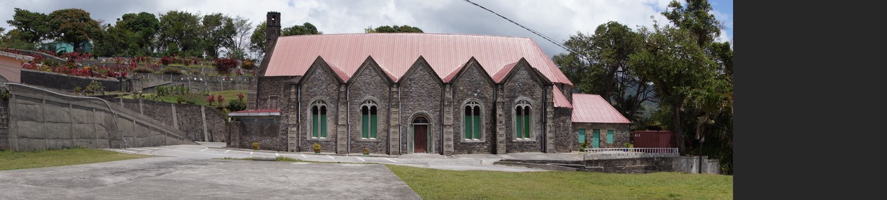 032413 5 Tour Day 2 Grand Bay Jesuit Church built in the early 1700s