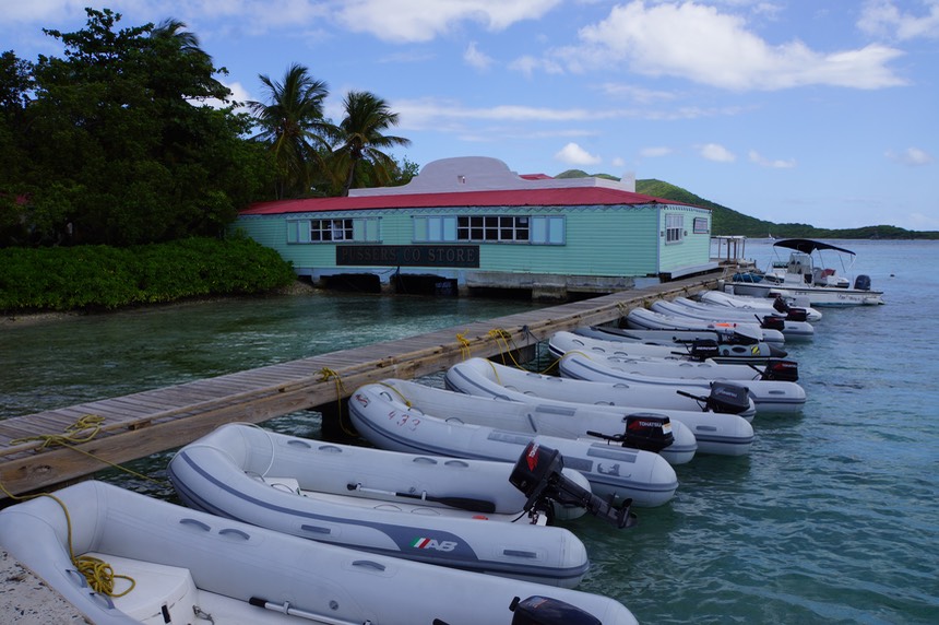 042513 7 Marina Cay a quick stop at the Pussers Rum Store along with everyone else