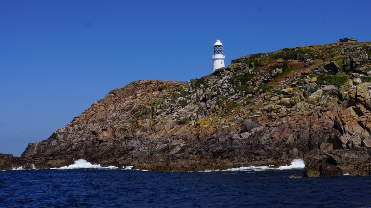 060413 17 Lighthouse on northern rocks Scilly Isles