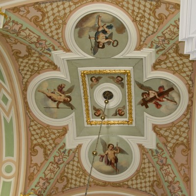 061112 14 The Cathedral of St Peter and St Paul Ceiling