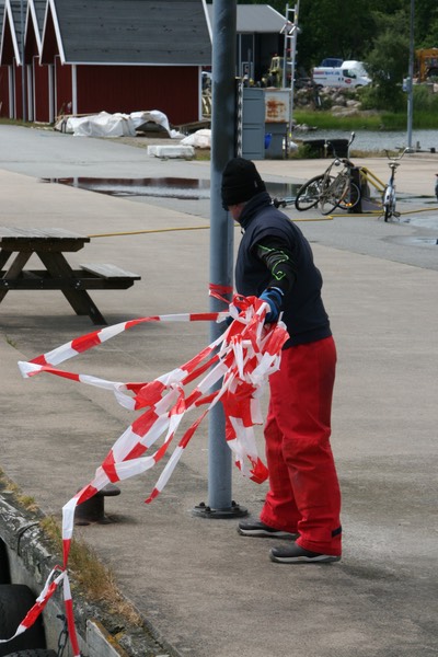 062612 7 The friendliest marina weve come across - Sandhamn Havn - put out the red tape for our arrival