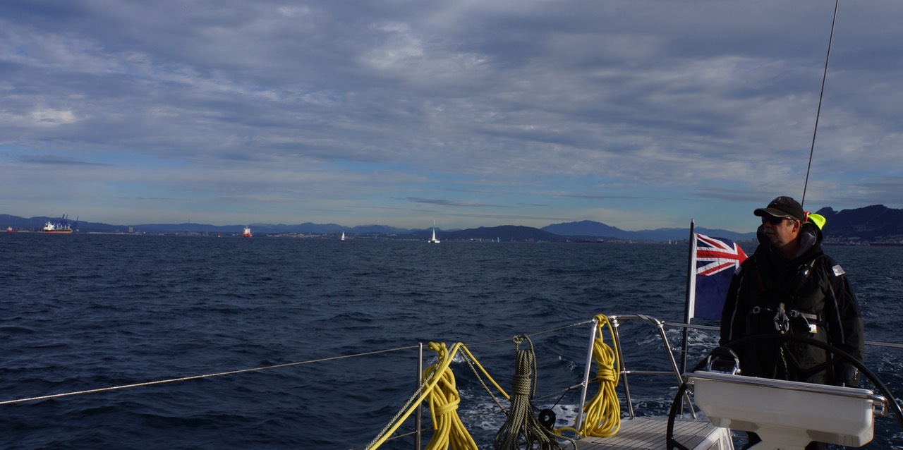 110512 2 Leaving Gibraltar on passage to Gran Canaries