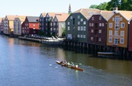 140614 6 Bryggene the oldest buildings go back to the 1700s Trondheim