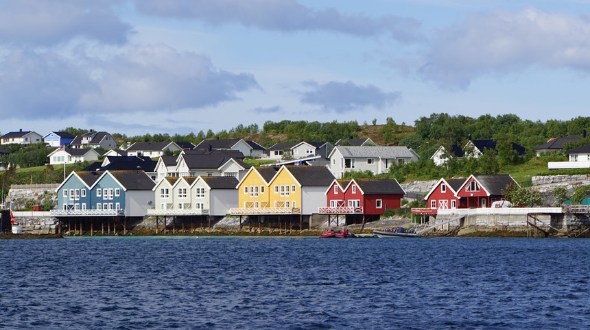 140619 1 The view across the harbour Bronnoysund