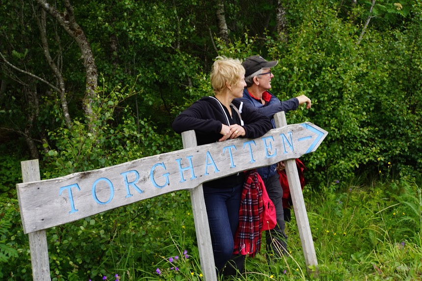 140619 40 The Torghatten Walk with Darb and Nell