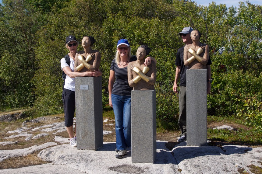 140630 2 Tranoy Sculturpark Coastal Women