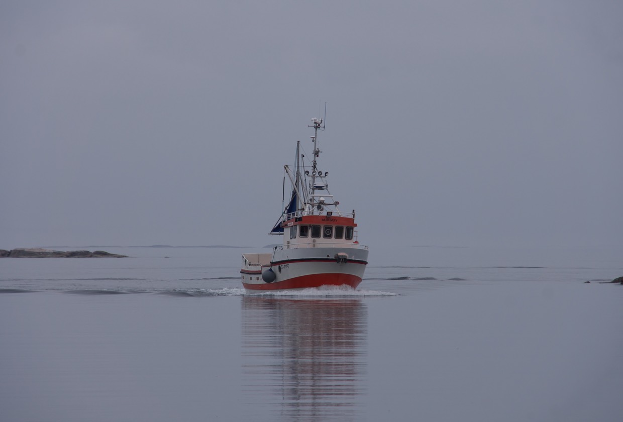 140725 2 Fishing boat returning Little Aursoya