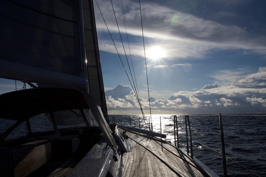 140822 1 North Sea Crossing Evening Sky