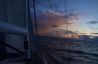 140822 3 North Sea Crossing Evening Sky 9pm
