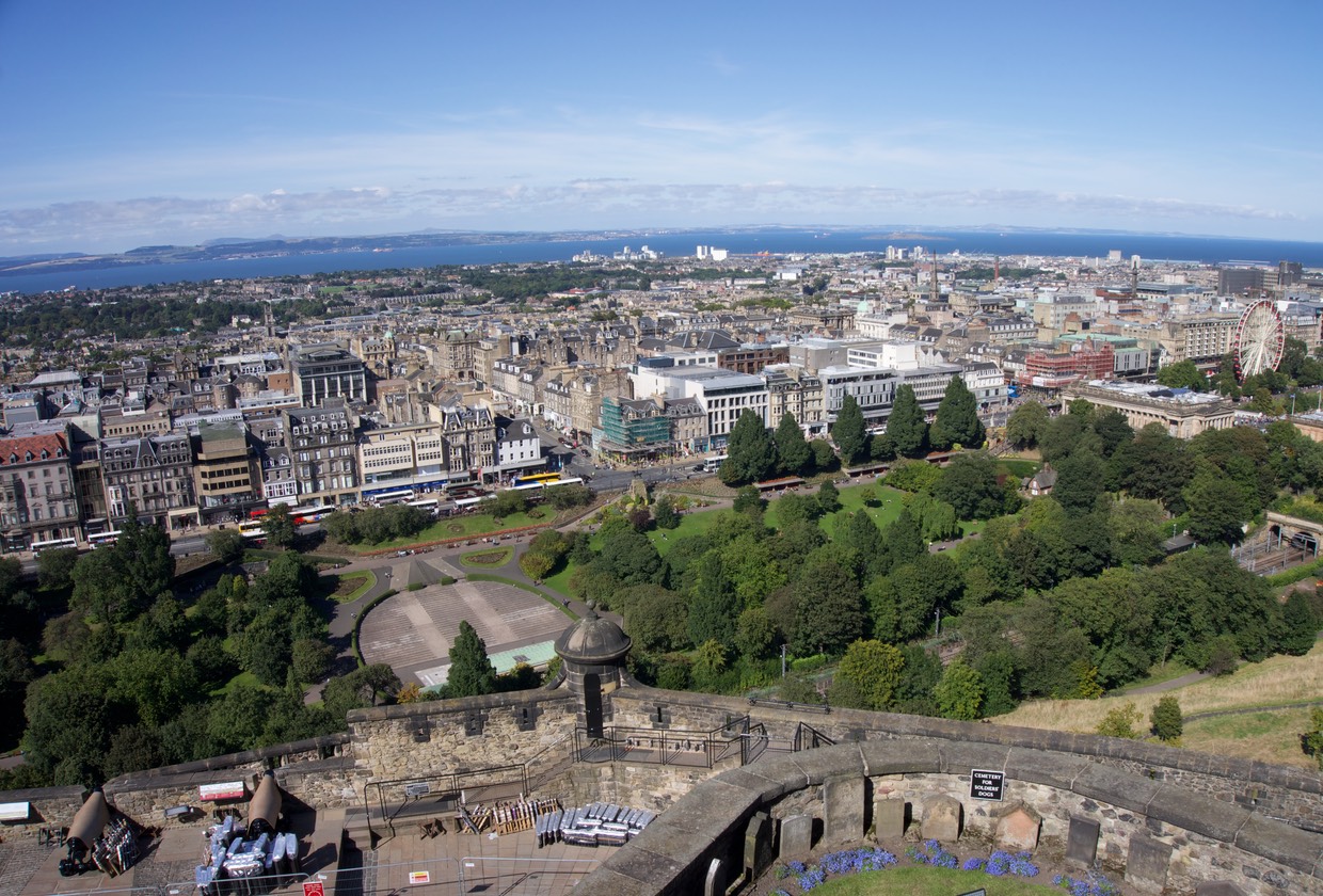 140826 13 Edinburgh Castle View of Edinburgh