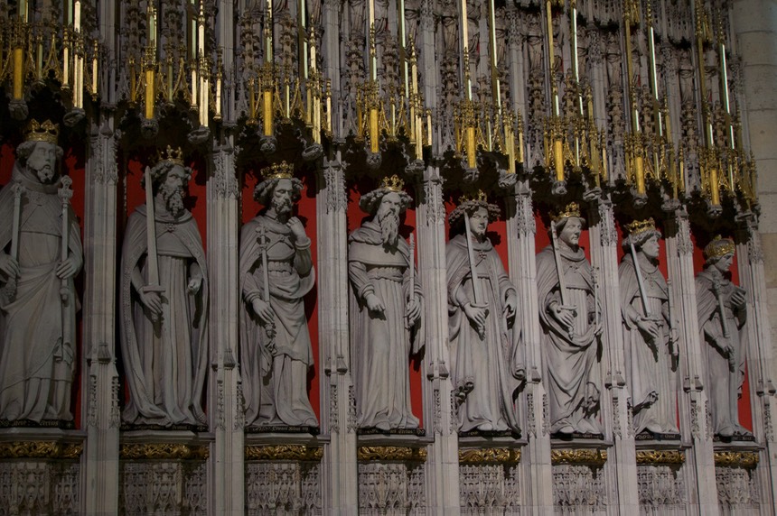 140903 4 York Minster Cathedral Kings Wall