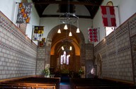 140913 7 The interior of St Mary in Castro Dover Castle