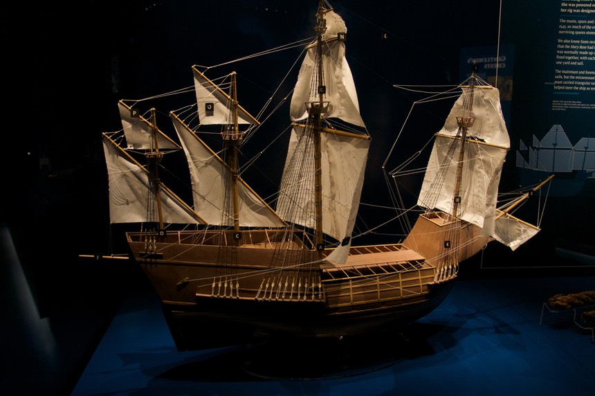 140919 4 A model of the Mary Rose