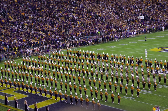 141108 24 LSUs marching band