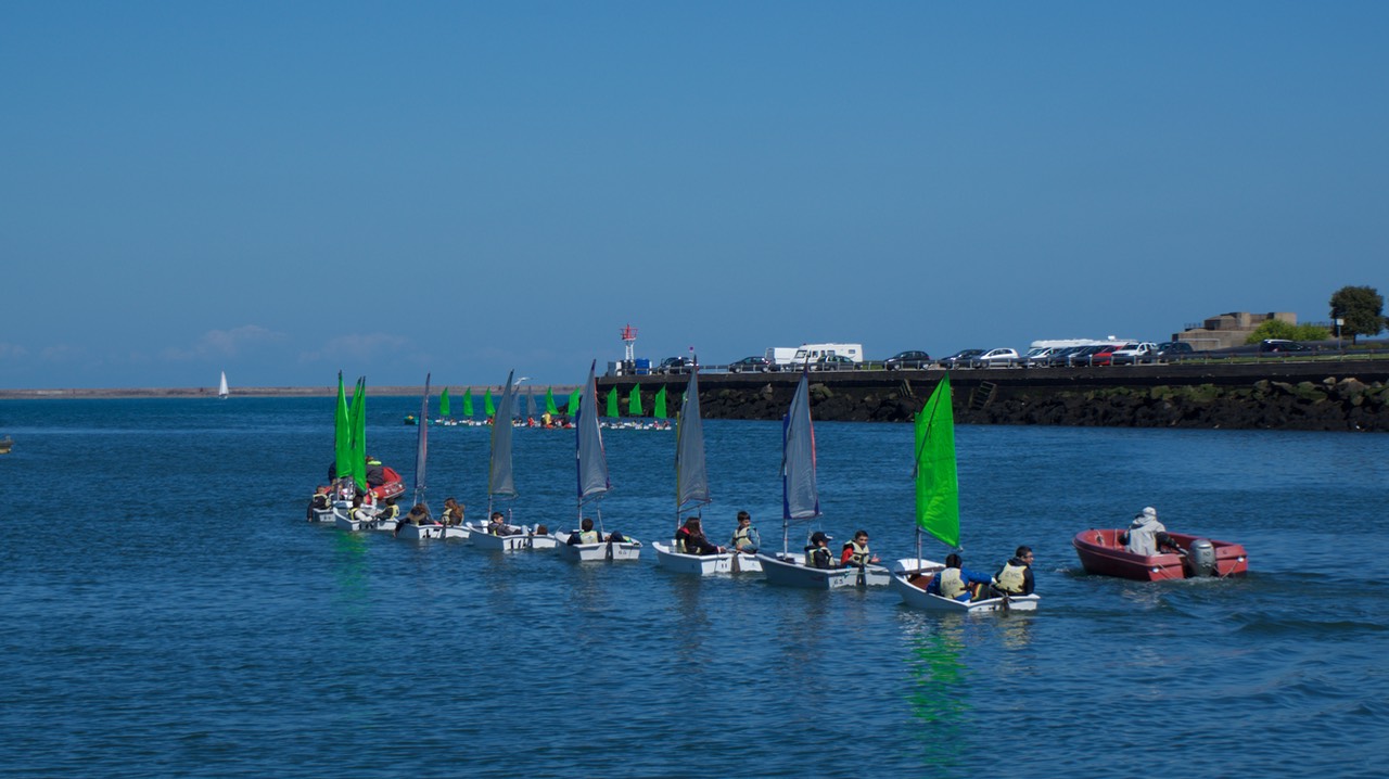 150427 3 Cherbourg Harbour Follow the Leader