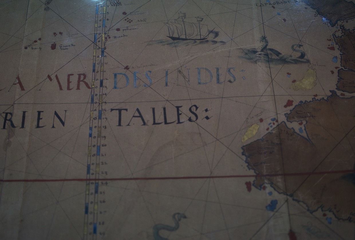 150430 15 Musee de Dieppe Chateau 1550 Chart of the World