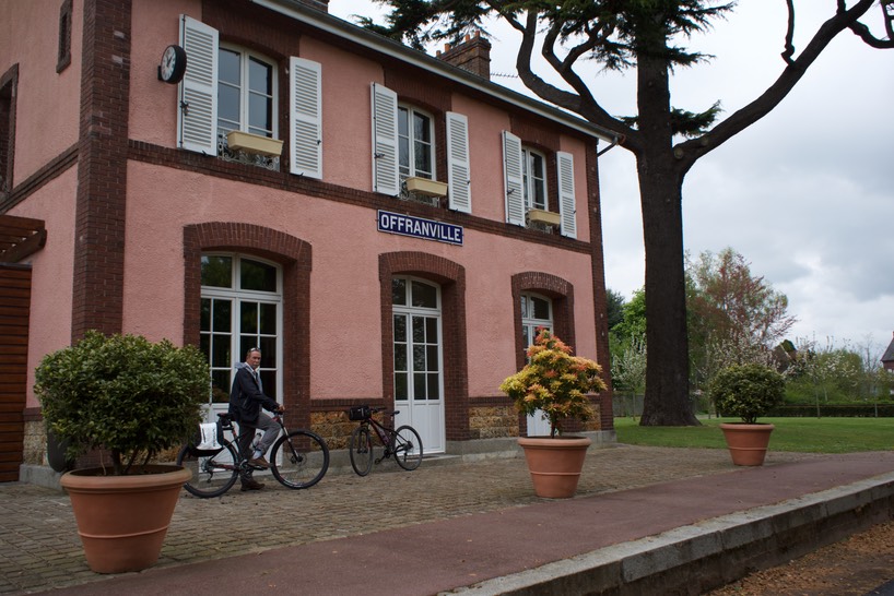 150502 4 Bike Ride Dieppe Offranville old station
