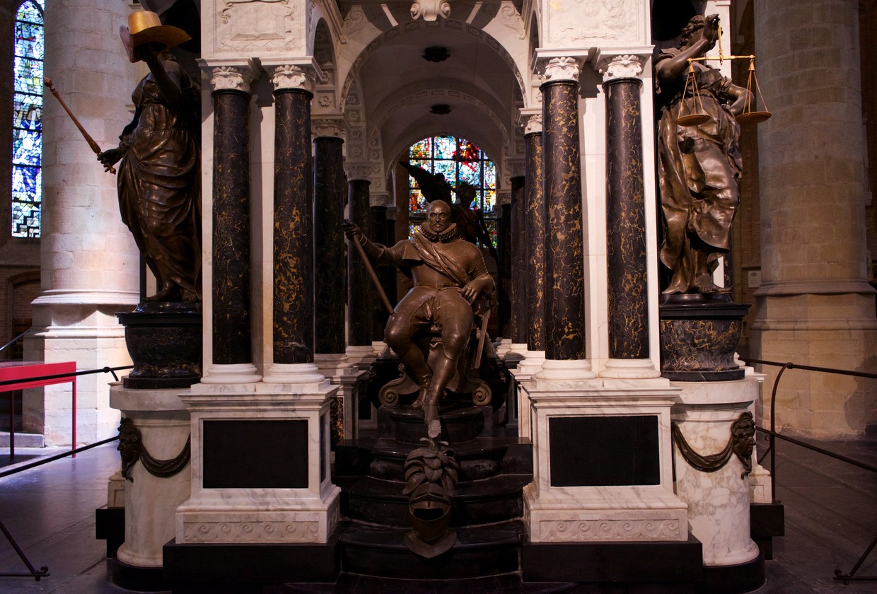 150603 14 Delft Nieuwe Kerk Toomb of William 1 The Silent died 1584 Monument 1614