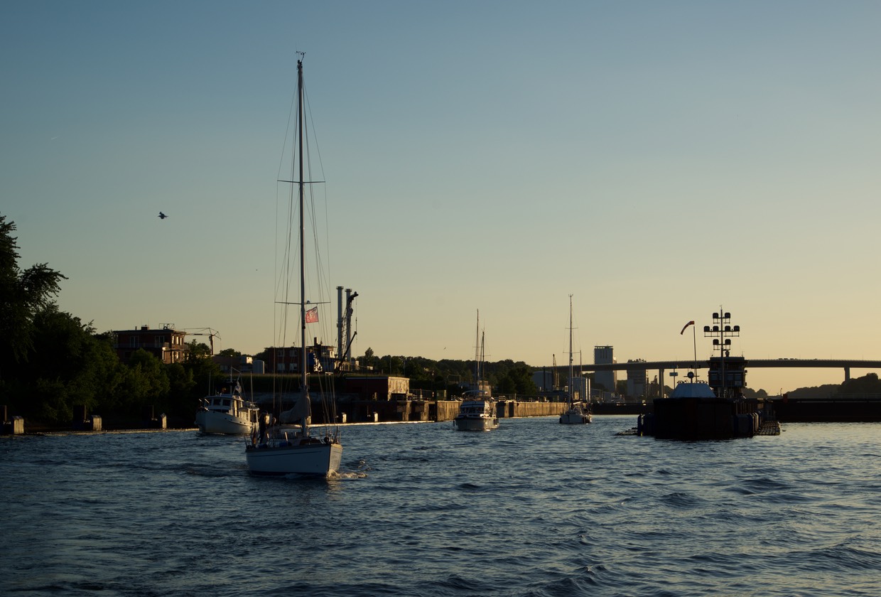 150630 17 Kiel Canal Finally out to the baltic