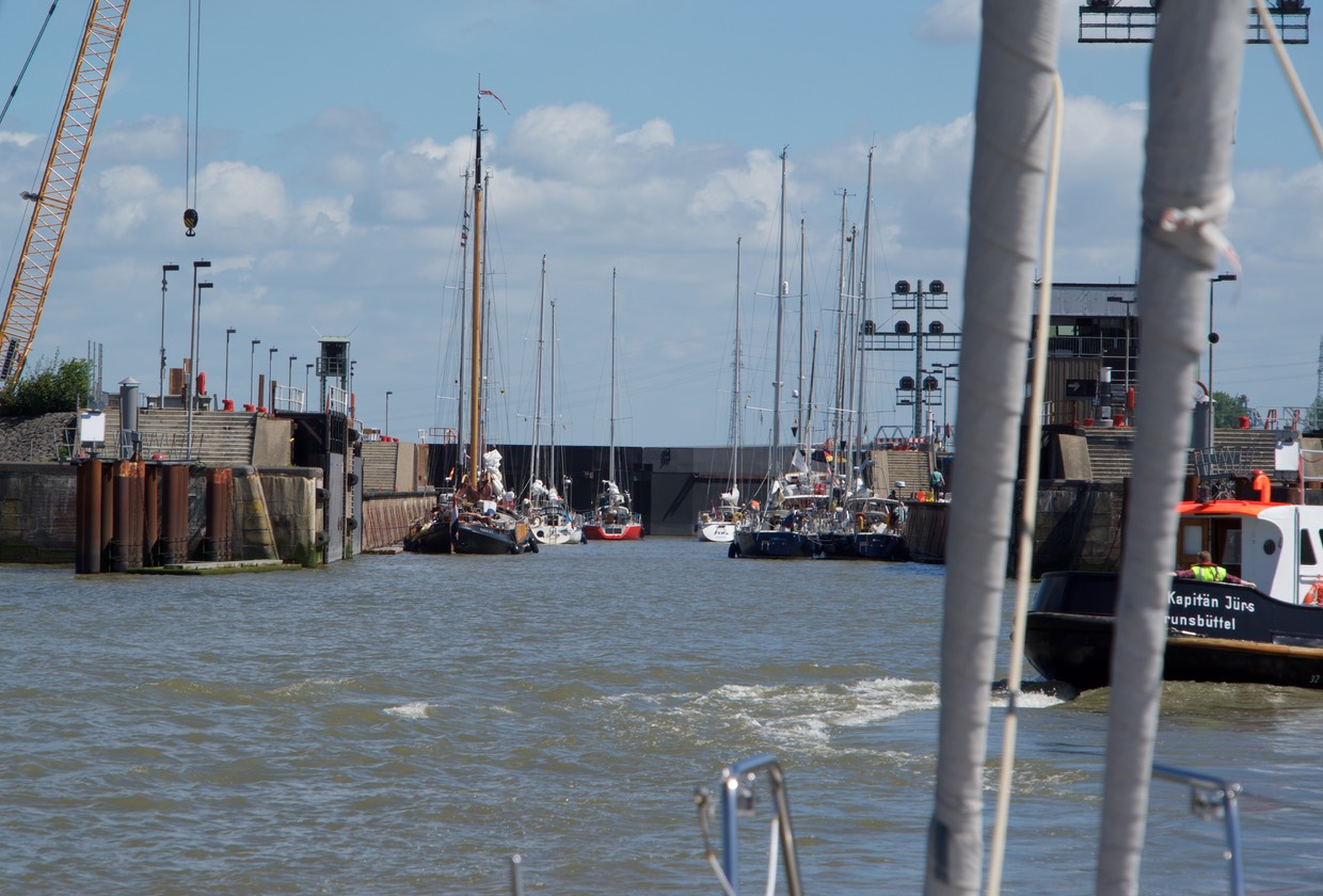 150630 5 Approaching Kiel Canal Brunsbuttel