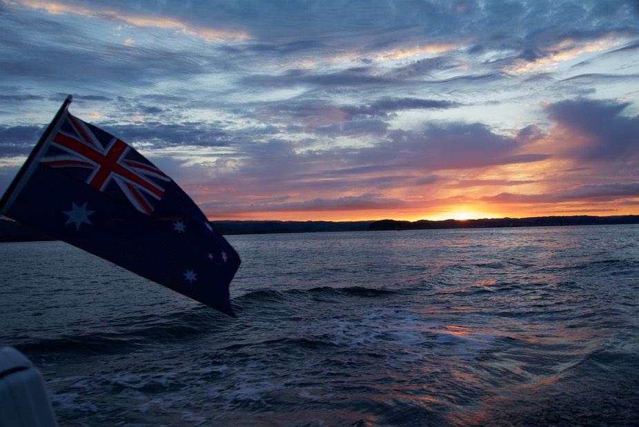 150801 3 Sunrise Sailing Farsund to Stornaway Scotland