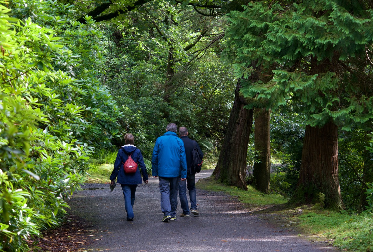 150822 12 Walking the gardens of Kylemore Abbey