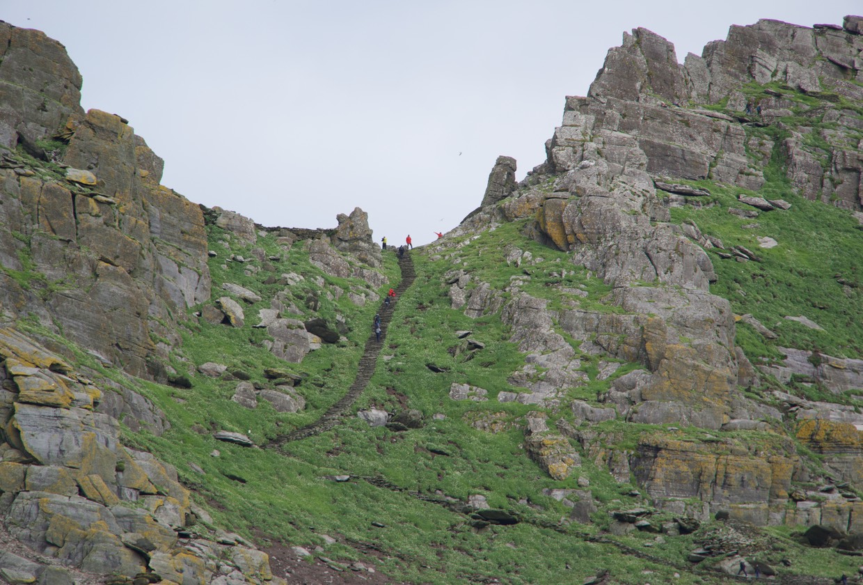 150903 The thousand stairs on Skellig Michael with its monestry