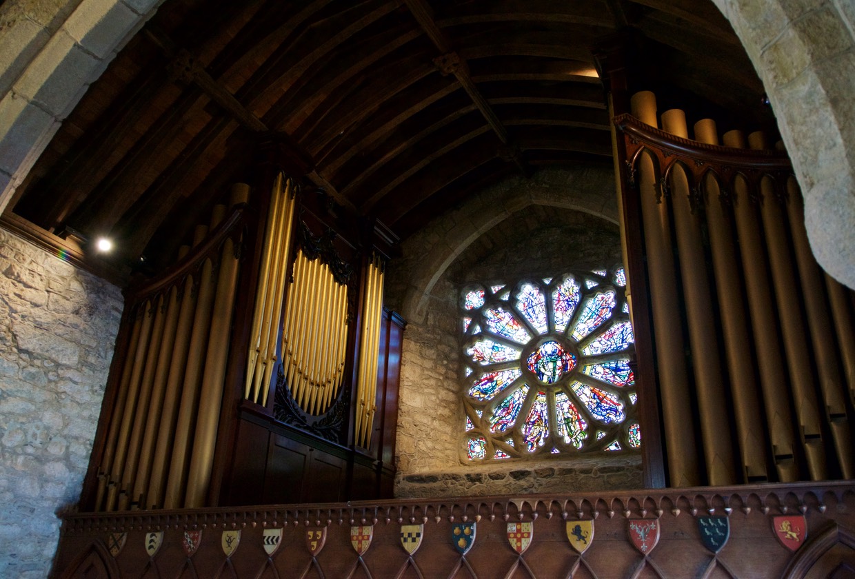 150924 The Organ Pipes of the church at St Michaels Mount