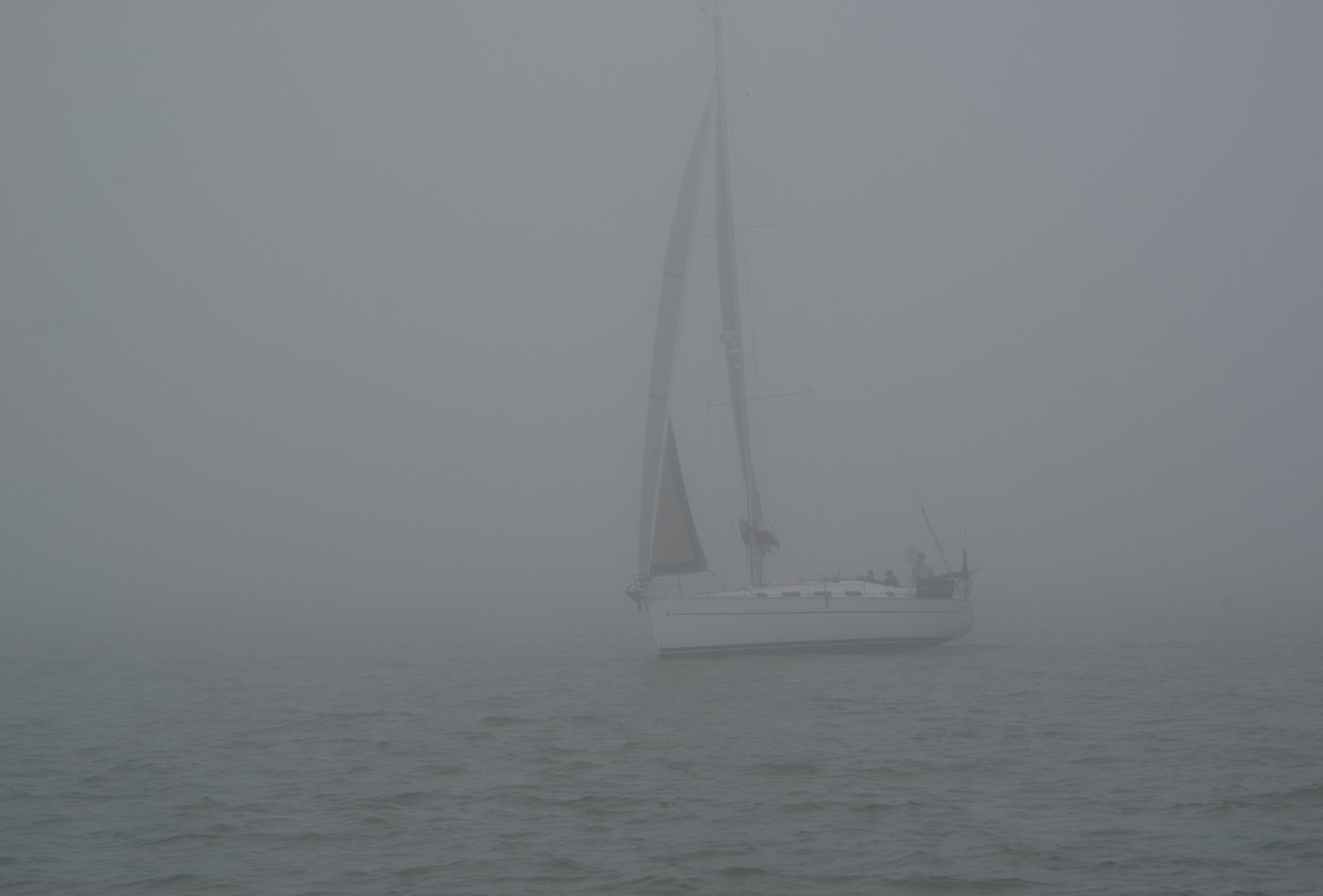 151102 Lymington to Hamble Lots of Fog