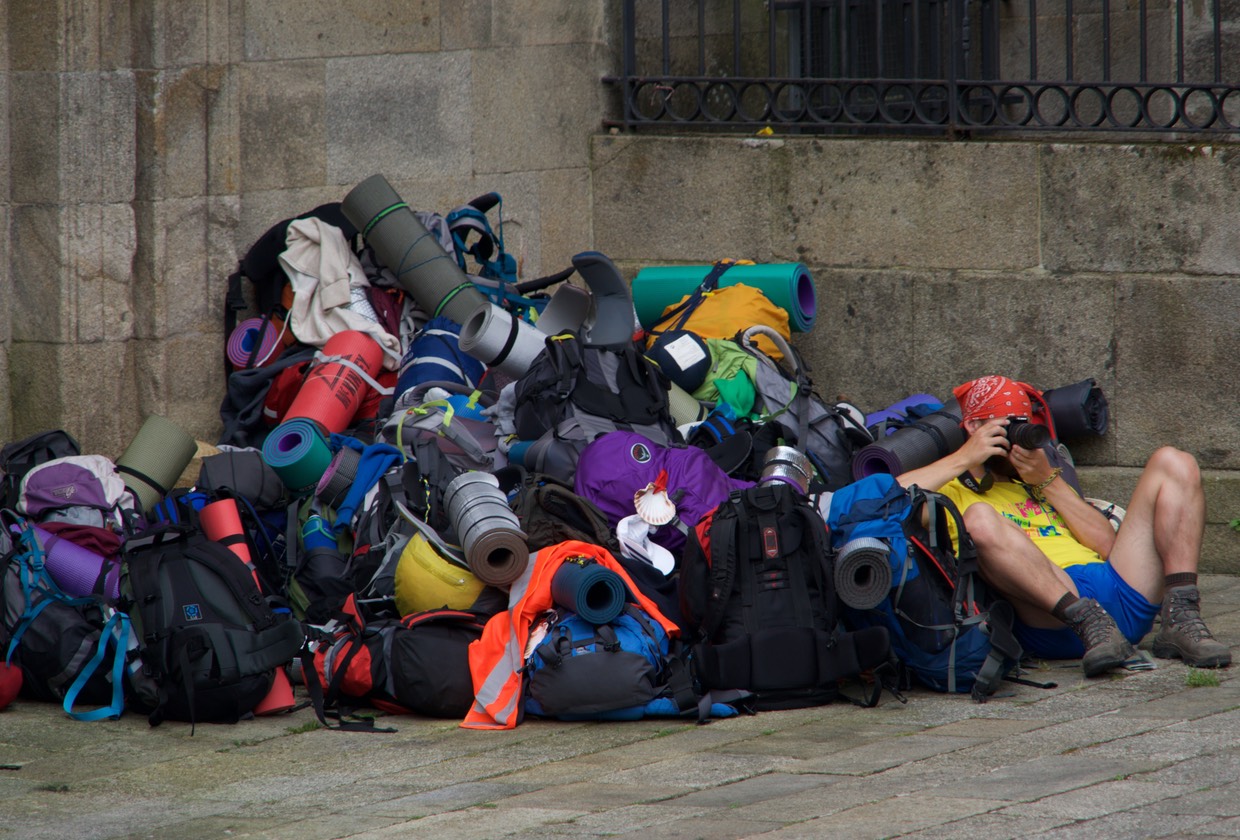 160729 Streets of Santiago De Compostela End of the road for Backpacks