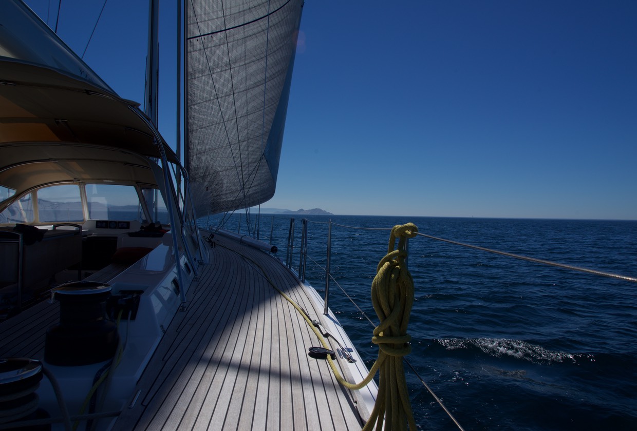 160807 Leaving Isle Ons for Cangas Leisurely days sail