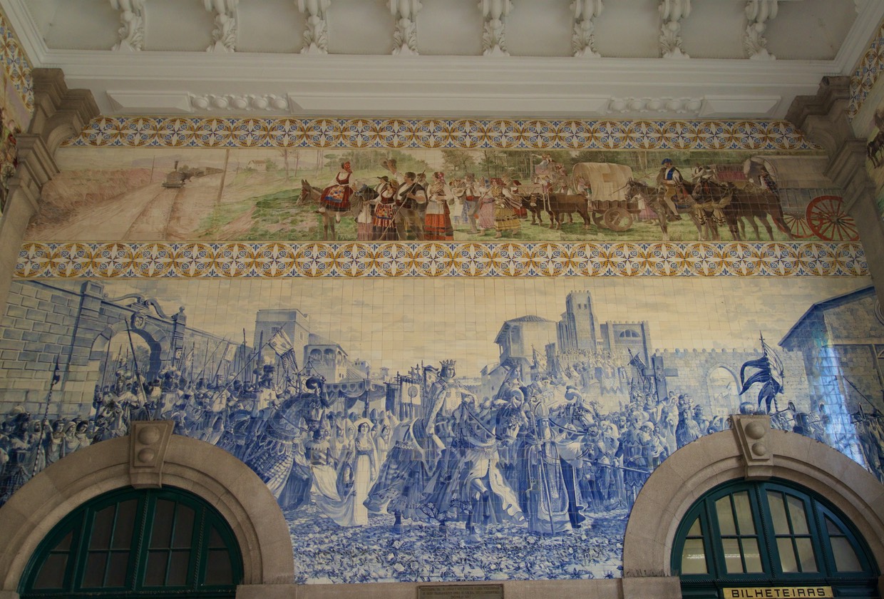 160812 Porto walking tour São Bento Railway Station 1905 to1916