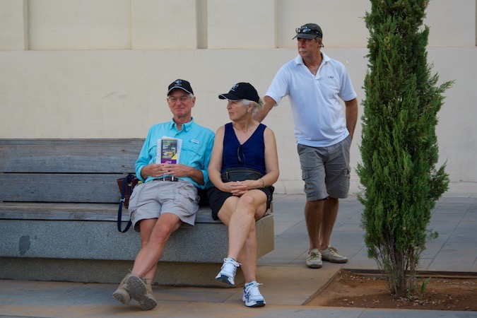 160904 2 Walking tour of Seville Ready to Roll Jim cathy and Andrew