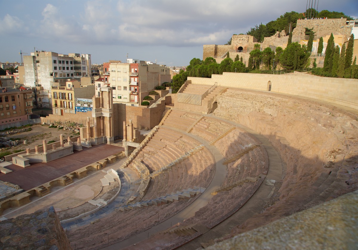 161009 Cartagena Roman Theatre from Castillo Dela Concepcion