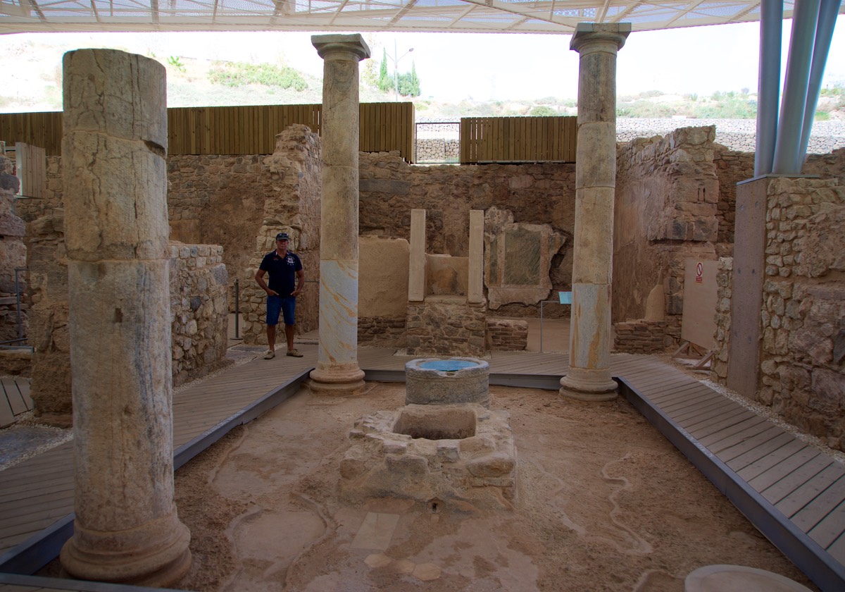 161016 Touring Cartagena with Charo Ian and Bruce District of the Roman Forum