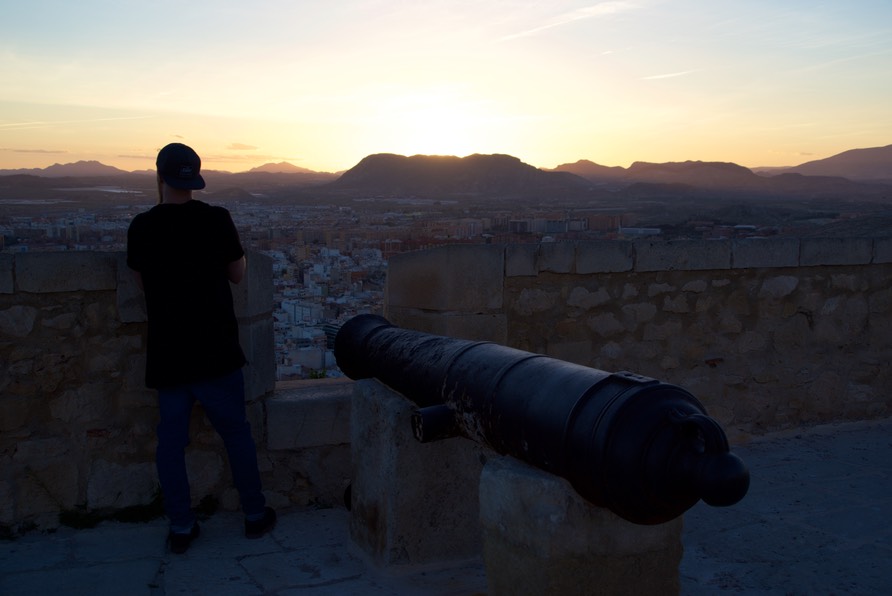170401 20 Sunset Castillo DE Santa Barbara Alicante Chris