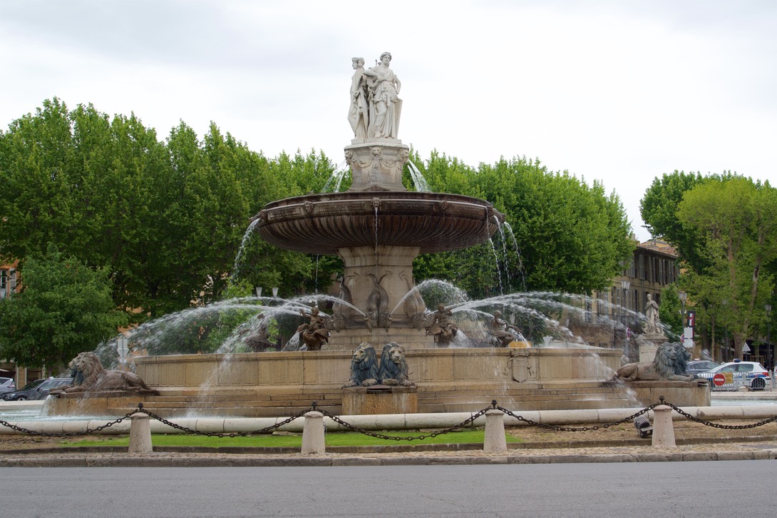170510 2  Aix en Provence City of fountains Fountain De La Rotonde