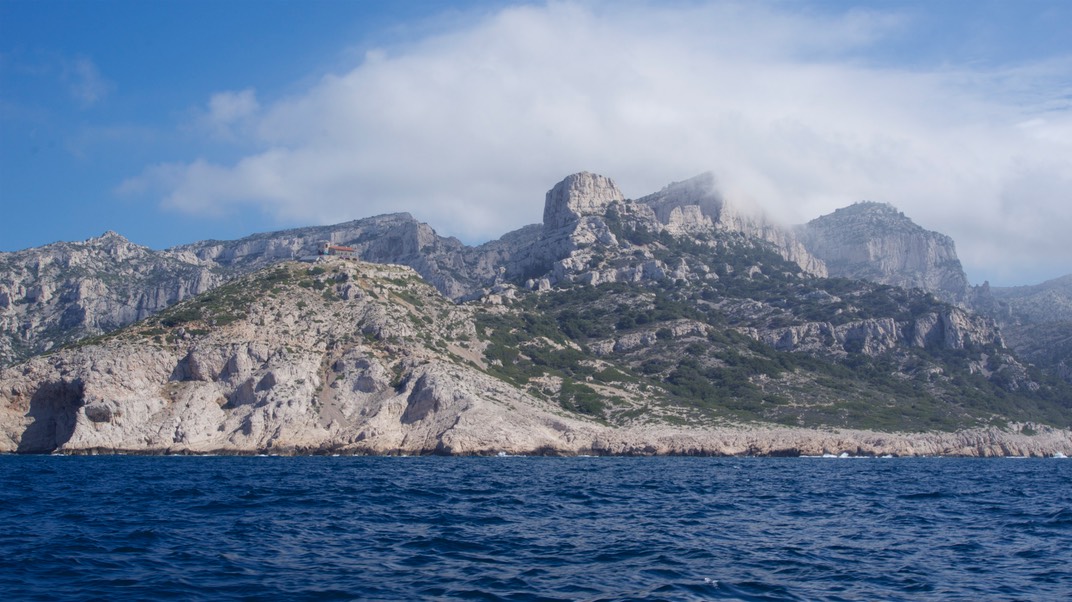 170513 1 Dramatic countryside of  Parc National Des Calanques from the sea