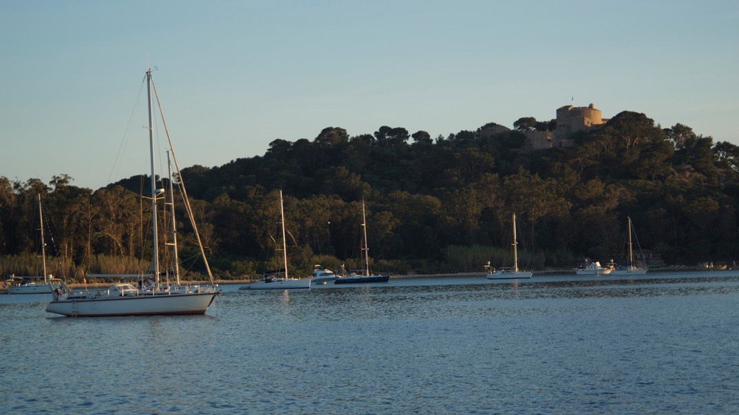 170515 1 Iles De Hyeres Ile De Porquerolles  Sunset La Courtade 