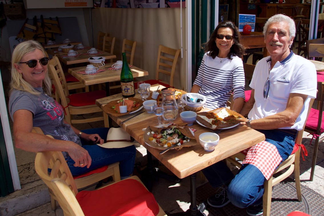 170519 6 Lunch with friends St Tropez Crepes and Cider