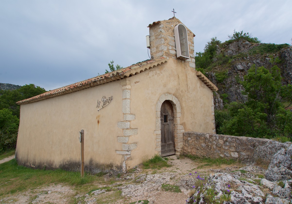 170531 24 Drive day to Gorge Du Verdon Aiguines La Chapelle St Pierre founded in 11th Century