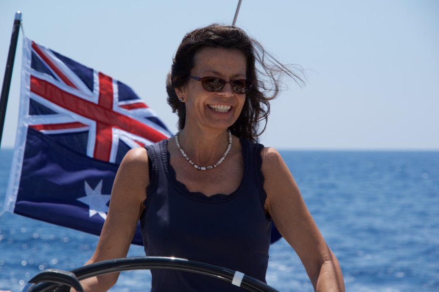 170612 6 Sailing Lillian at the helm