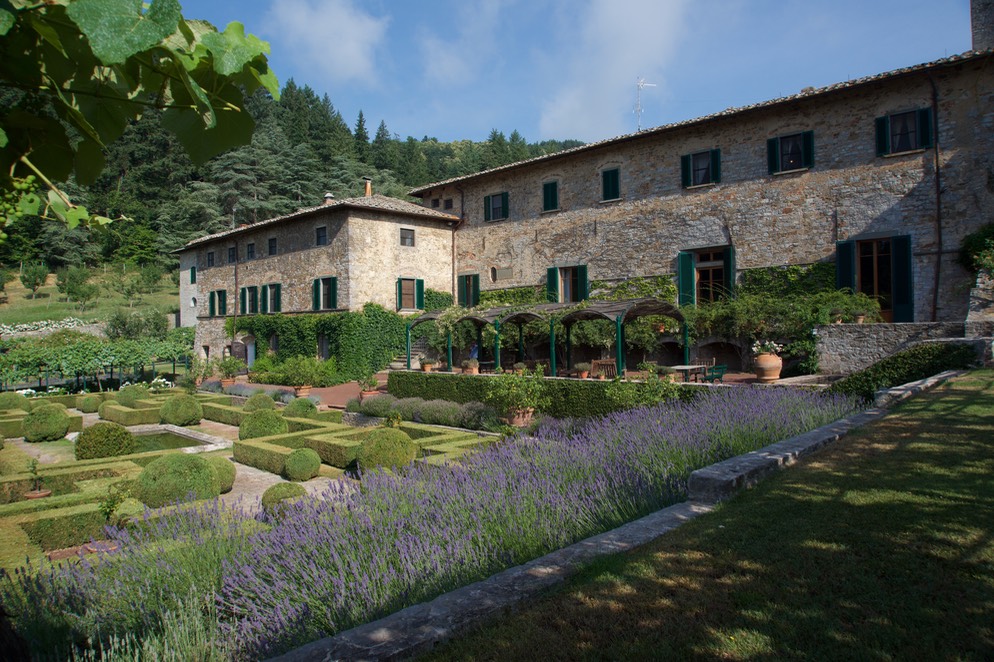 170624 18 Badia a Coltibuono Gaiole in Chianti Monastery Hotel Gardens