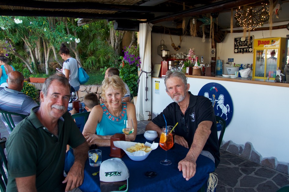 170827 6  Cannigione Our local Pontile Destriero Andrew Nell and Darb
