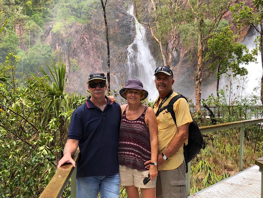 180221 11 Wangi Falls Andrew Dan and Kim  Litchfield National Park