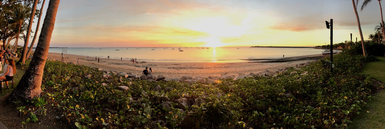 180526 3 Sunset Darwin Harbour at sailing club
