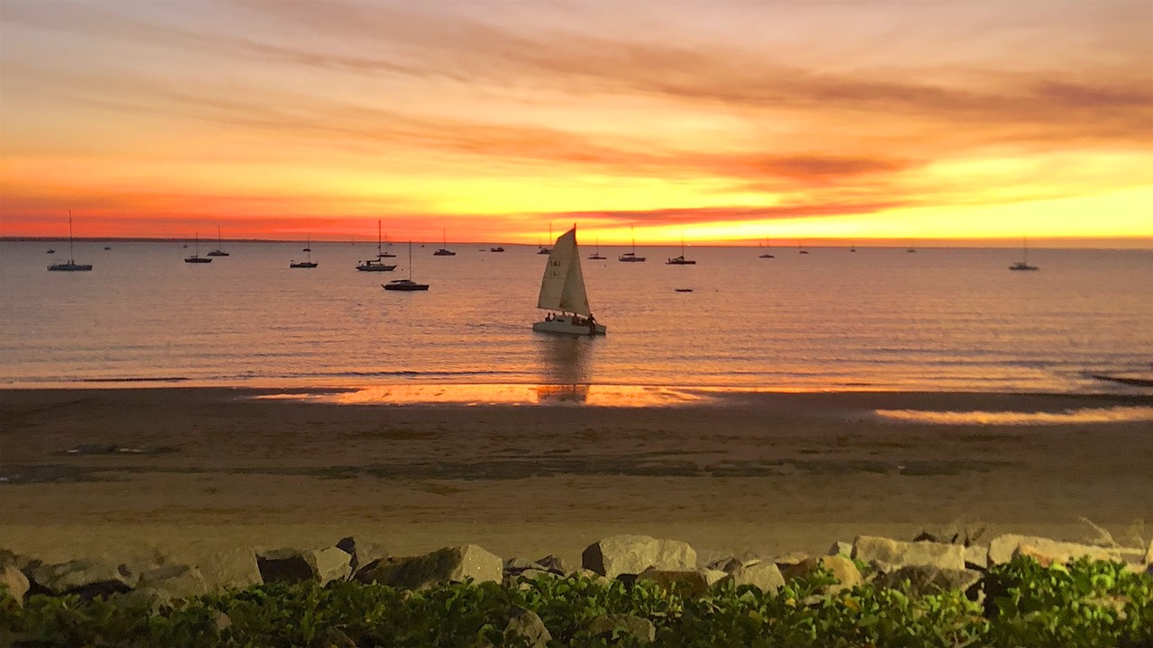 180526 4 Sunset Darwin Harbour at sailing club