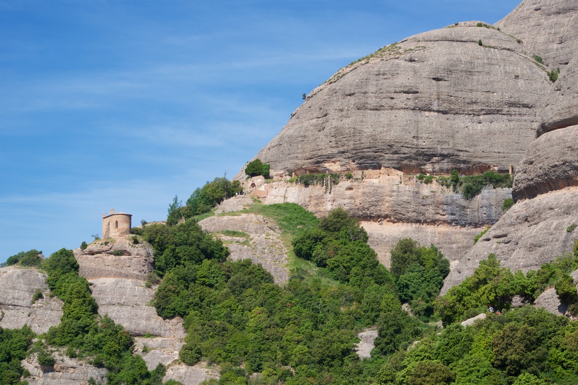 180617 9 Montserrat Walking the track from Funicular